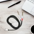thumbnail image 4 of USB C to Dual 1/4 Audio Cable 2m Audio Equipment Replacement Cable, 4 of 8