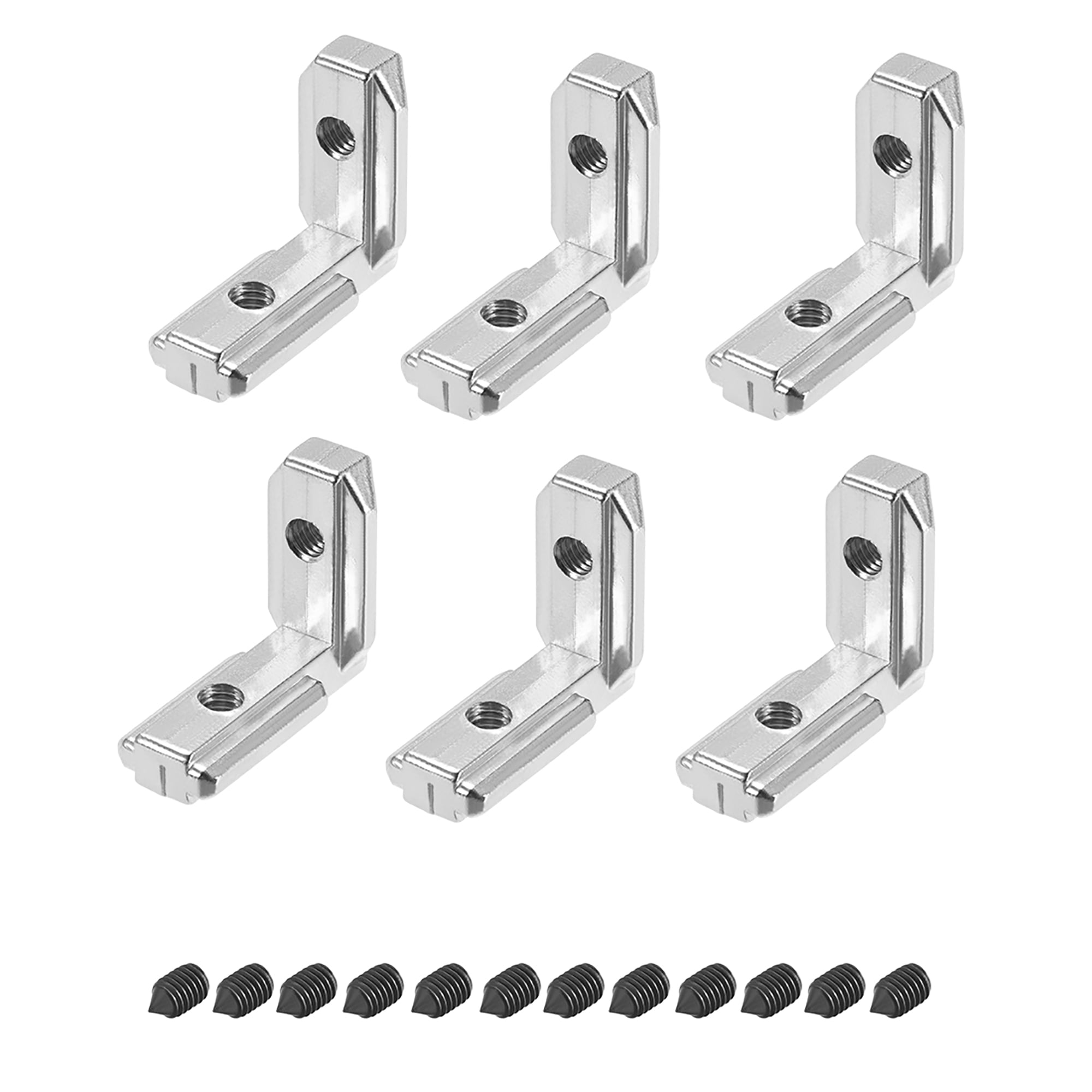 7 Bracket w Screws for 3030 Series Aluminum Profile Straight Connector 5 Pcs