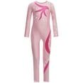 thumbnail image 5 of Haitryli Kids Girls Color Block Dance Leotard Sparkle Bodysuit Tank Ballet Unitards Gymnastic Catsuit Pink 16, 5 of 7