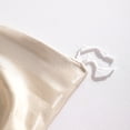 thumbnail image 5 of Lorviah 3 Piece Striped Satin Duvet Cover Set Twin Size, Soft & Hair/Skin Friendly, Taupe, 5 of 5