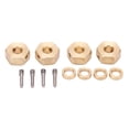 thumbnail image 3 of RC Wheel Hex Adapters, Convenient Installation Wheels Hex Hub Extension Brass Sturdy Durable Exquisite Workmanship Appearance Stable Performance For Axial ANGGREK Otros Deportes, 3 of 8