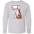 thumbnail image 3 of Inktastic Baseball Seventh Birthday Seven Years Old Long Sleeve Youth T-Shirt, 3 of 5