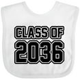 thumbnail image 3 of Inktastic Class of 2036 in Black Outlined Text Boys or Girls Baby Bib, 3 of 4