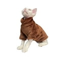 thumbnail image 1 of Maytalsory Cute Practical Cat Clothing For – Stay Stylish Comfortable And Soft Clothes For coffee XL, 1 of 6