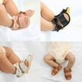 thumbnail image 2 of Infant Baby Girls Summer Sandals with Flower Soft Sole Newborn Toddler First Walker Crib Dress Shoes, 2 of 6