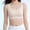 Beige, variant on Purcolt Girls Seamless Cotton Sports Bra Comfortable Wide Strap Sleep & Training Bralettes Athletic Workout Bra for Yoga Running Dance, Teens 9-15 Years