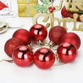 thumbnail image 4 of Gustave 48PCS Christmas Balls Ornaments Shatterproof Christmas Tree Decorations Hanging Balls for Xmas Holiday Wedding Party Decor, Red, 4 of 10
