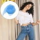 thumbnail image 5 of Minnieouse Bufanda cuadrada Pañuelo de gasa Accesorio sedoso para representaciones teatrales Azul claro Type3 NO3 Minnieouse AP009497-07, 5 of 6