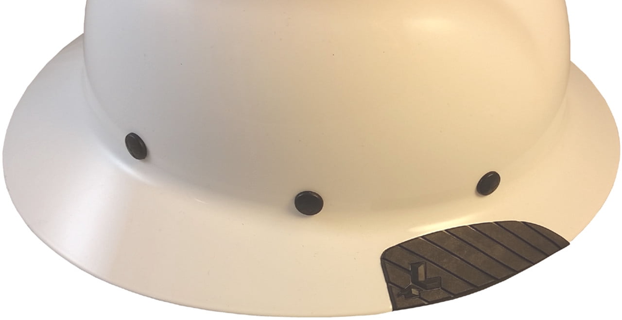 DAX Fiberglass Composite Hard Hat with Tote- Full Brim White