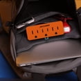 thumbnail image 6 of Maximm (3-Pack) 3 Outlet Grounding Adapter With Grounding Plug Orange, Turn 2-Prong Outlet To 3-Wire Grounding Outlets, ETL Listed, 6 of 6
