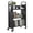 Black2, variant on VEVOR Rolling Library Book Cart, 330 lbs Capacity, 30.3 x 15 x 48.0-Inch Library Cart, Single Sided L-Shaped Shelves with 3-Inch Lockable Wheels, Book Truck for Home Shelves Office and School, White