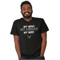 thumbnail image 5 of US Air Force Hero Airman Wife Men's Graphic T Shirt Tees Brisco Brands S, 5 of 6