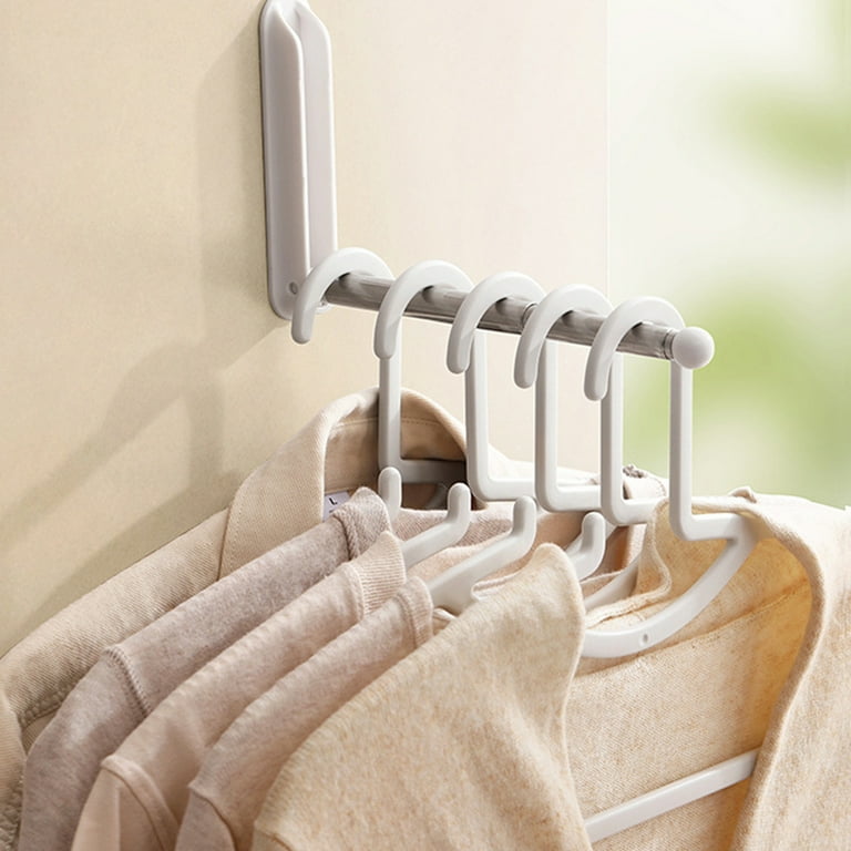 Laundry Hanger Wall Mount, Retractable Wall Mounted Foldable