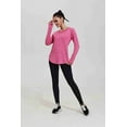 thumbnail image 2 of Pinspark Workout Shirts for Women Long Sleeve Yoga Tops Sports Hiking Shirt Breathable Athletic Top Loose Fit, 2 of 8