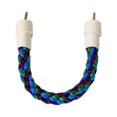 thumbnail image 1 of Bird Cage Toy Cotton Rope Bird Perch Curved Bird Cage Rope Perch for Large Medium and Small Parrots Budgies Parakeets, 1 of 7