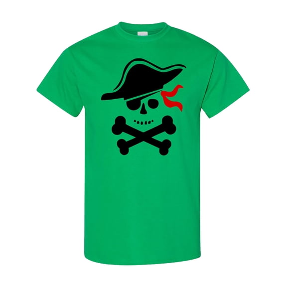 Inktastic Pirate Skull and Cross Bones T-Shirt