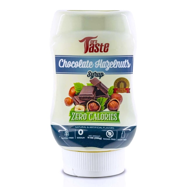 Sirope de Avellana Mrs Taste Sin azúcar 0% calorías 335 g MRSTASTEAVELLANA