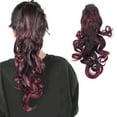 thumbnail image 3 of Peluca de Cola de Caballo, Extensiones de Cabello de Clip de 50 cm Para Fiestas para la Vida Diaria, 3 of 7
