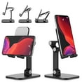 thumbnail image 1 of Foldable Desk Phone Holder Stand For Phone Pad Adjustable Gravity Metal Table Desktop Cell Smartphone Stand, 1 of 7