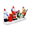 thumbnail image 2 of 9FT Multi-Colored Christmas Band Inflatable., 2 of 12