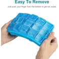 thumbnail image 4 of 2 Pack Ice Cube Trays, Silicone Easy Release Flexible Molds 15 Ice Cubes Tray for Freezer，Cocktail，Whiskey，Reusable & BPA Free, 4 of 6