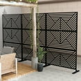 thumbnail image 2 of MAYEERTY 72" x 47" Outdoor Privacy Screen, Metal Decorative Screen, 2 of 6
