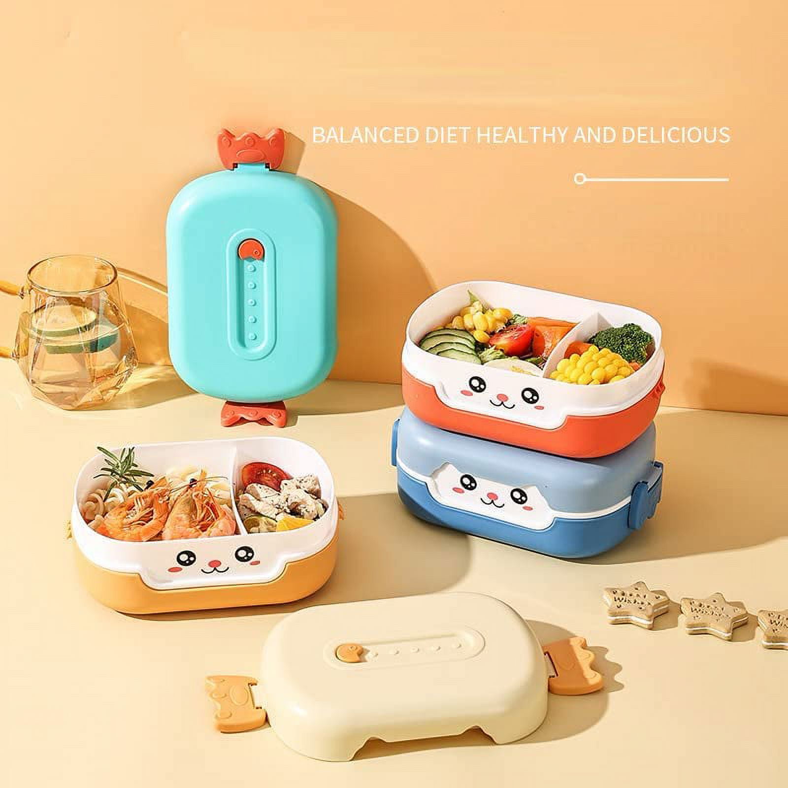 DanceeMangoos Kawaii Bento Box Cute Cartoon Lunch Box
