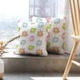thumbnail image 6 of LALILO Throw Pillow Covers Animal Cartoon Cute Baby Animals Rabbit Cushion Cover 18" x 18", 1428 Pack, 6 of 6