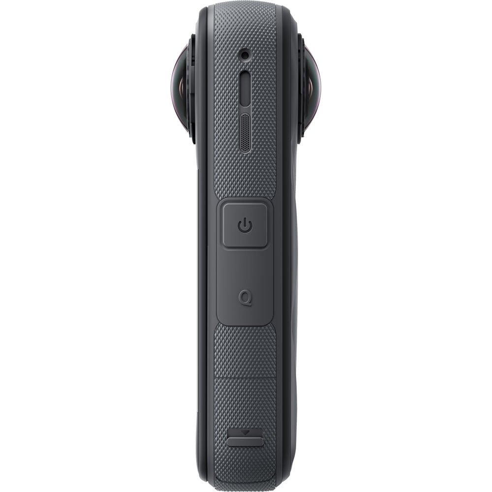 Insta360 X5 360° 8K Action Camera - Waterproof, FlowState Stabilization, Built in Wind Guard, Replaceable Lens + Selfie Stick + 64GB Memory Card