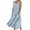 Blue, variant on Uaswgudfs Sleeveless Round Neck Maxi Sundress with Pockets & Flowy Fit – 2025 Casual Vacation & Resort Summer Dresses for Women Blue XXL