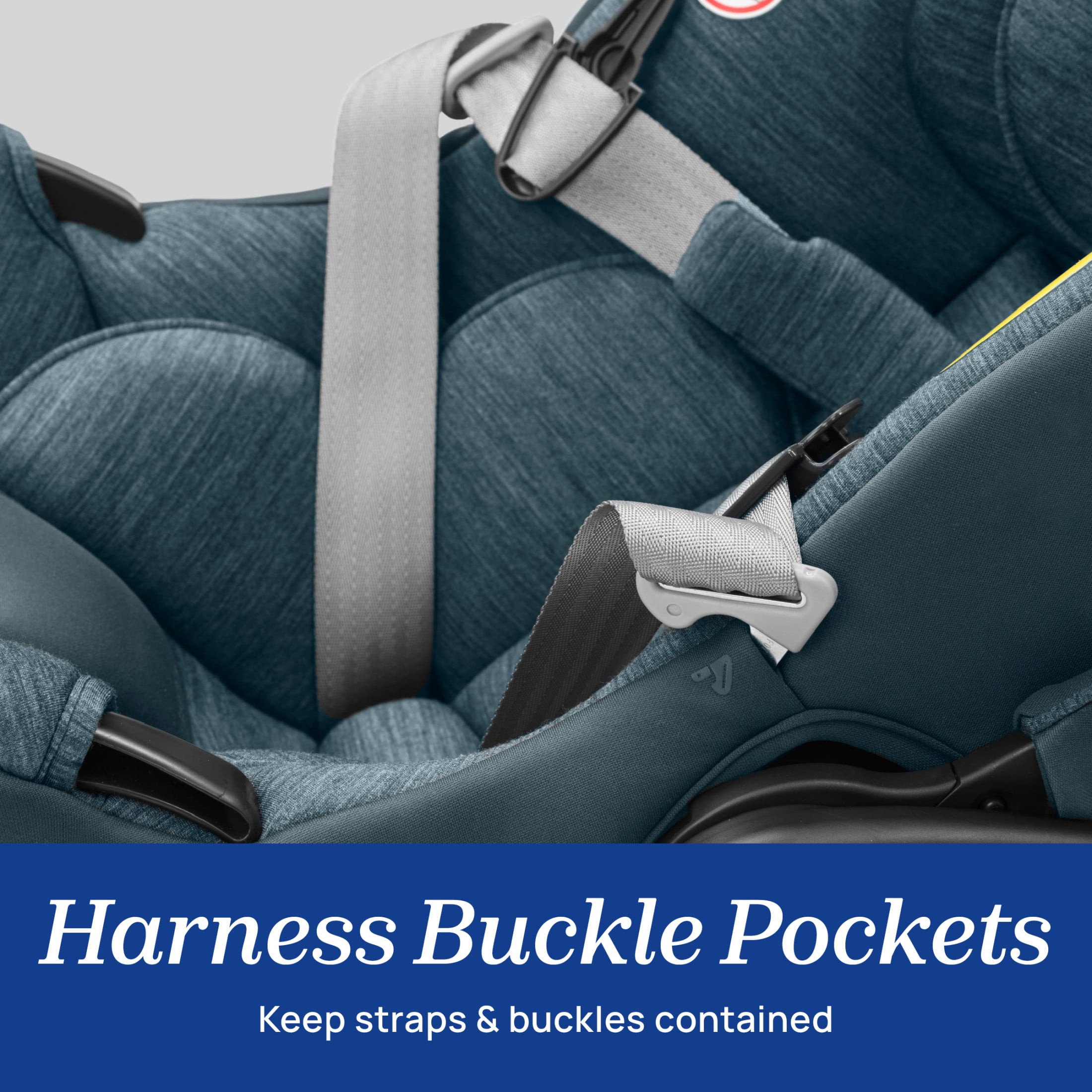 Chicco KeyFit Max Zip ClearLux Extended-Use Infant Car Seat and Stay-in-Car Base, Rear-Facing, 1-Hand Adjust Handle, Zip-Open Privacy Shield - Midori (Blue), New