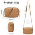 thumbnail image 2 of Falan Mule Crossbody for Women Small Leather Handbag Shoulder Purse with Chain Strap, 2 of 6