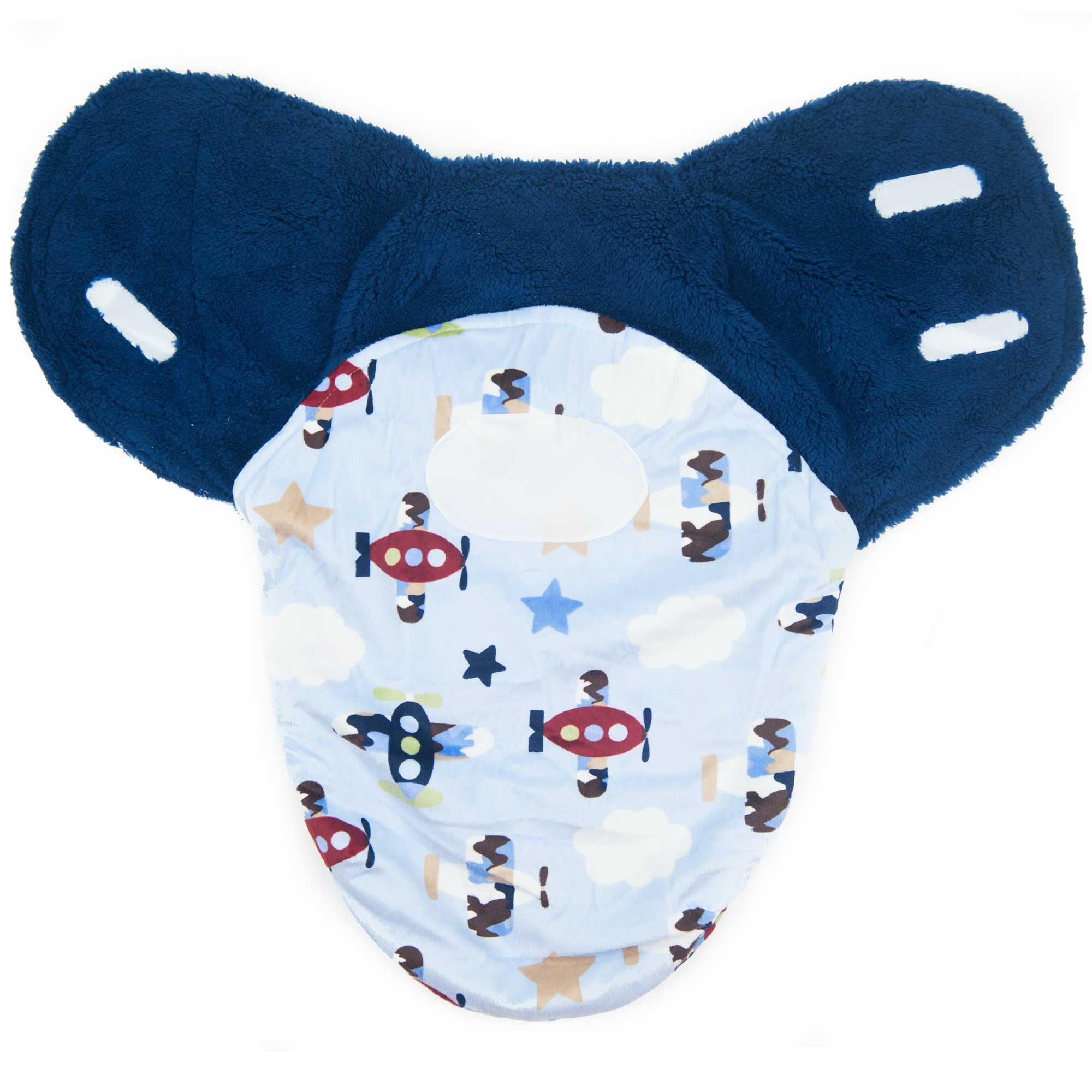 Ultra Soft, Cotton Baby Swaddle Blankets Blue