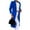 Blue M, variant on Women's Long Coat Fall Winter One Button Closure Lapel Jacket Loose Fit Solid Color Overcoat for Office Casual Wear