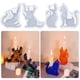thumbnail image 2 of Molde de silicona para candelabro con forma de gato Molde de resina para portavelas Molde de silicona para portavelas con forma de gato Molde de resina epoxi para candelabros DIY, 2 of 8