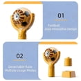 thumbnail image 5 of 2026 Soccer Themed Handheld Fan, Portable USB Rechargeable Mini Fan with Lanyard, 3 Speeds Personal Cooling Gift for Sports Fans, Stadium and Outdoor Events, 5 of 7