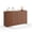 Brown, variant on 56" Sideboard Buffet Cabinet with 4 Doors, Modern Credenza Storage Cabinet with Unique Patterned Doors, Large Kitchen Buffet Table for Dining Room, Living Room, Coffee Bar