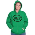 thumbnail image 4 of Hey Girl Funny Novelty TV Show Logo Zip Up Hoodie Men's Women's Brisco Brands X, 4 of 6