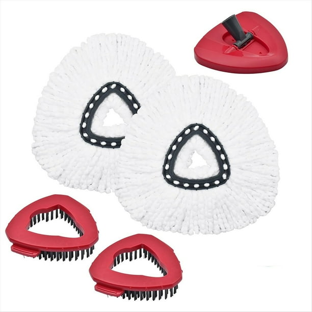 Cabezales de Repuesto para Trapeador, Base y Cepillo para Fregar para y , Compatible con el EasyWring de 1 Tanque.
