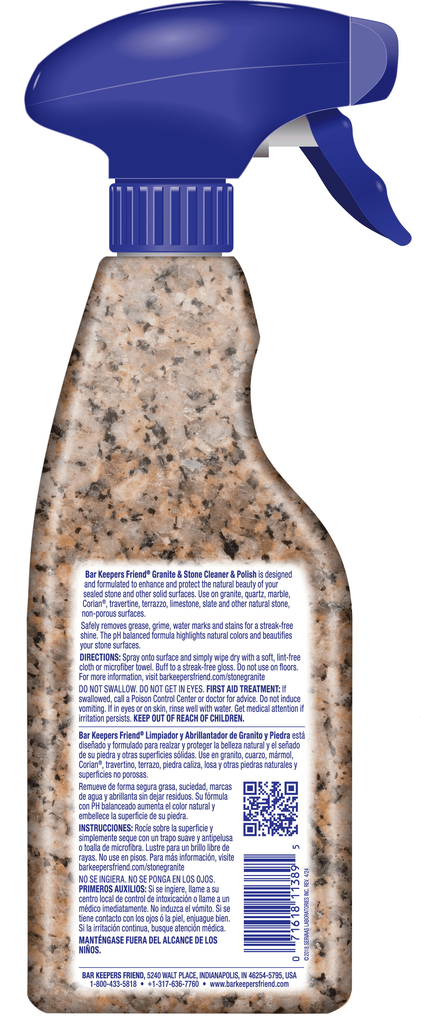 Bar Keepers Friend Granite Stone Cleaner and Polish 25.4 f