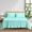 Aqua Blue, variant on 4-Piece Bed Sheet Set 600 Thread Count Aqua Blue Stripe 100% Egyptian Cotton – 15-Inch Deep Pocket, Full Size, Soft & Luxurious