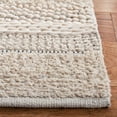 thumbnail image 3 of SAFAVIEH Natura Ermintrude Striped Cotton Area Rug, Ivory, 5' x 8', 3 of 9