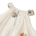 thumbnail image 5 of LYMAYTER Floral Embroidered Dress for 1-7Y Girls Halter Neck Sleeveless Dresses Casual Dresses for Toddler Kids, 5 of 7