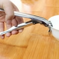 thumbnail image 1 of Grill Grate Lifter Stainless Steel Dish Barbeque Tray Grill Gripper Home Kitchen Accessory, 1 of 7