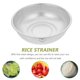 thumbnail image 5 of unbranded Bowl Colador De Acero Inoxidable Para Arroz Vegetales Y En Uso Doméstico, 5 of 6