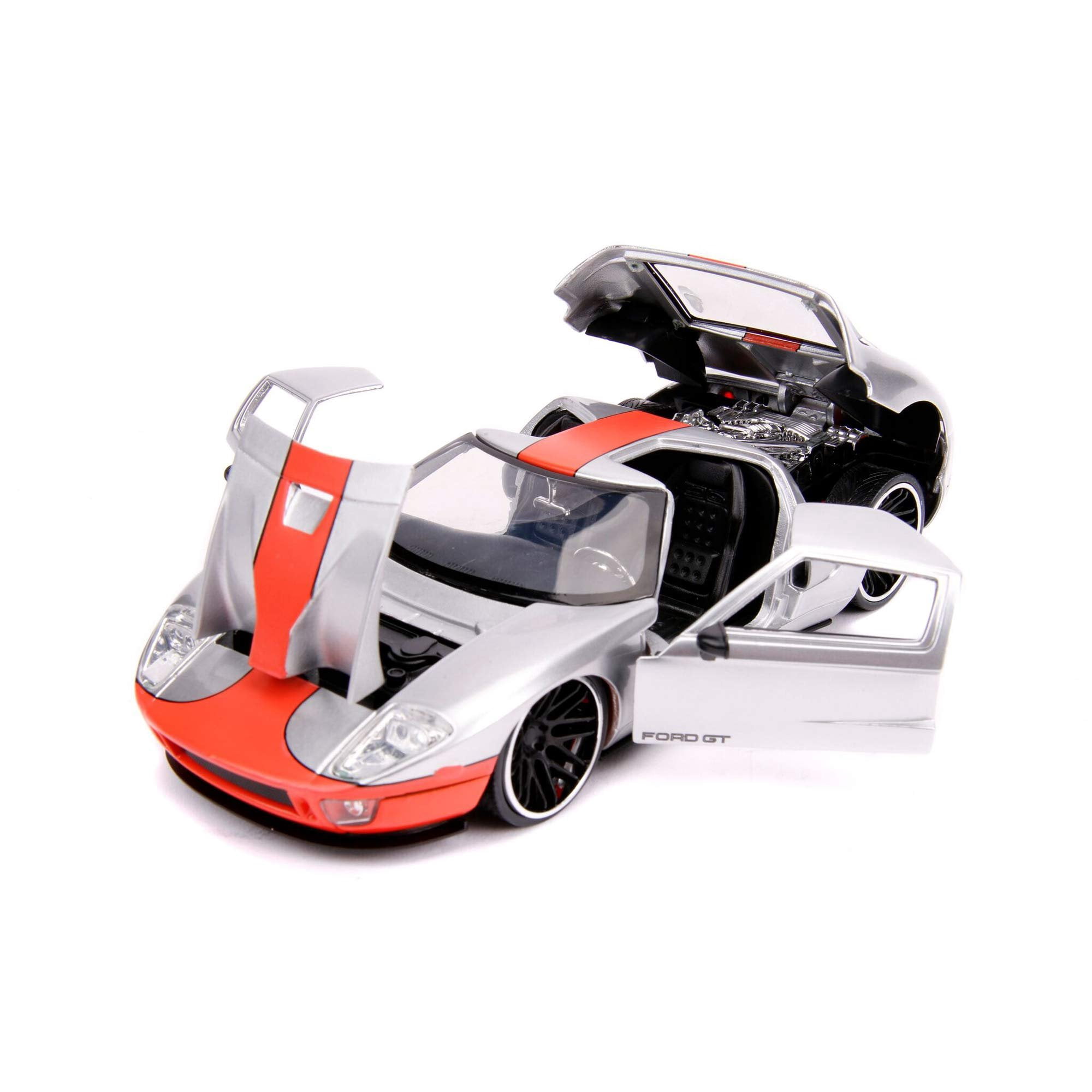 Jada Toys 31324 2005 Ford GT Stripe Bigtime Muscle 1 by 24 Diecast Model Car Play Vehicle(Selections May Vary)