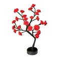 thumbnail image 3 of Yaoyar Rose Flower Table Tree Light 24 LEDs Desk Top Bonsai Lighted Tree Battery Operated USB Plug Powered Tree Table Lamp Rose Flower Desk Tree Lamp For Home Party We Romantic Gifts, 3 of 6