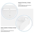 thumbnail image 3 of OULII Home Projector Wall Bracket Projector Holder White Nail-free Installation 1Set, 3 of 8
