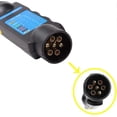 thumbnail image 4 of 7 pin trailer tester, 7 pin car trailer tester, 12V trailer 7 pin tester light circuit wiring diagnostic tool (7 pin trailer tester), 4 of 5