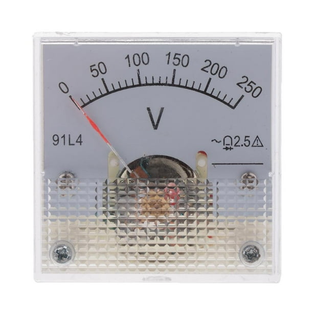 Amperímetro analógico de panel de 0 450 V, medidor de amperios análogo al de panel de corriente, precisión 0-250V